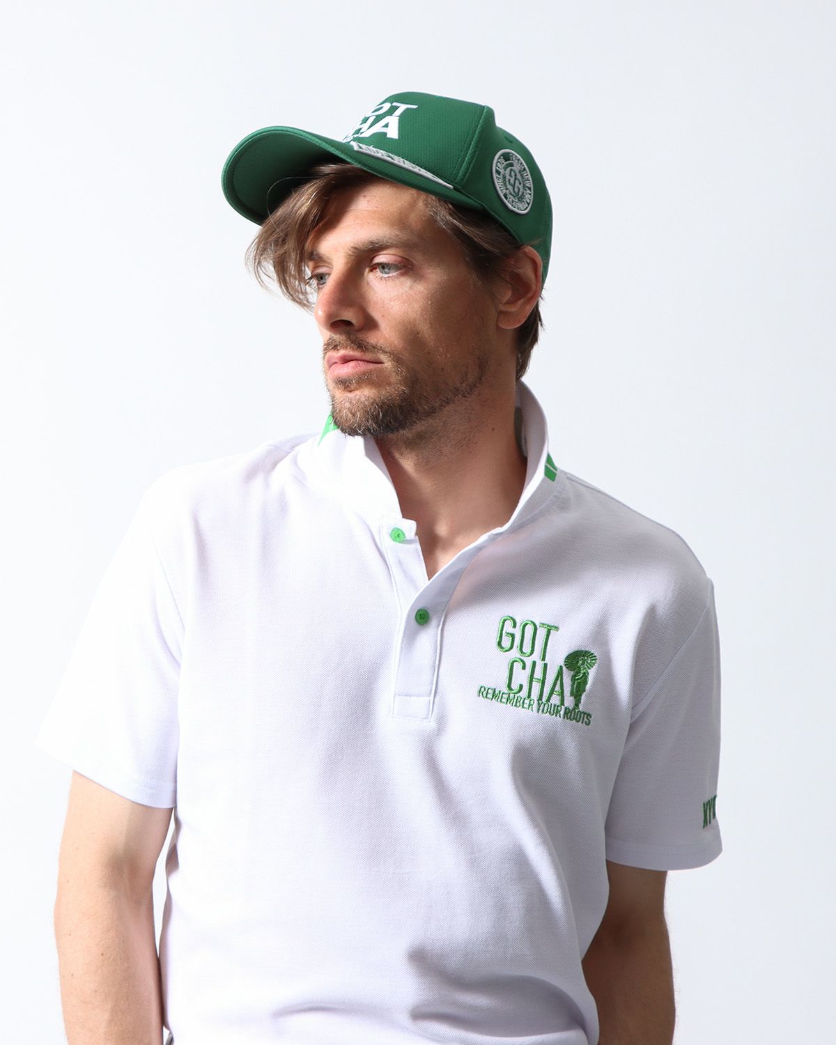 グリーン：183cm70kg(Lサイズ着用)