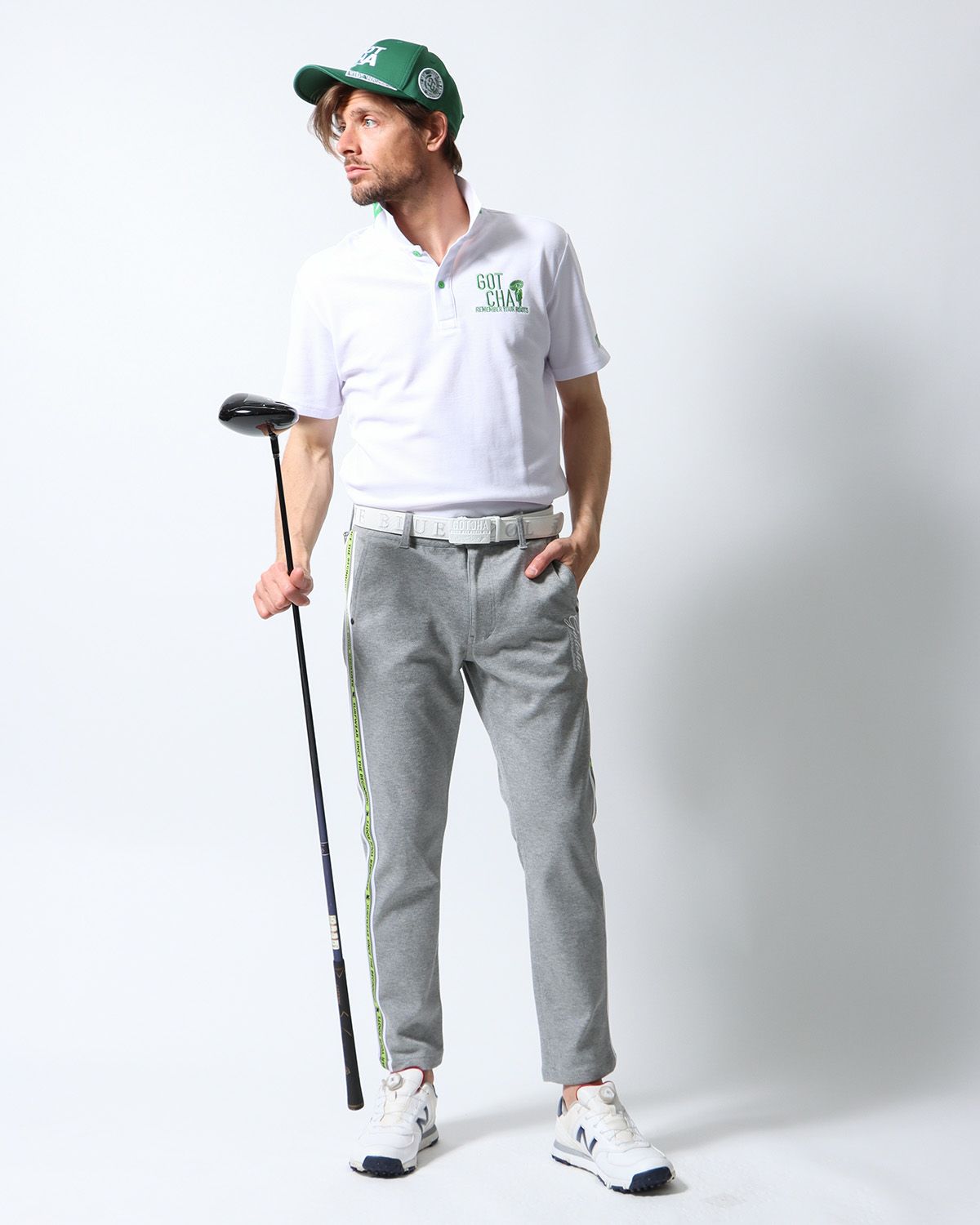 グリーン：183cm70kg(Lサイズ着用)