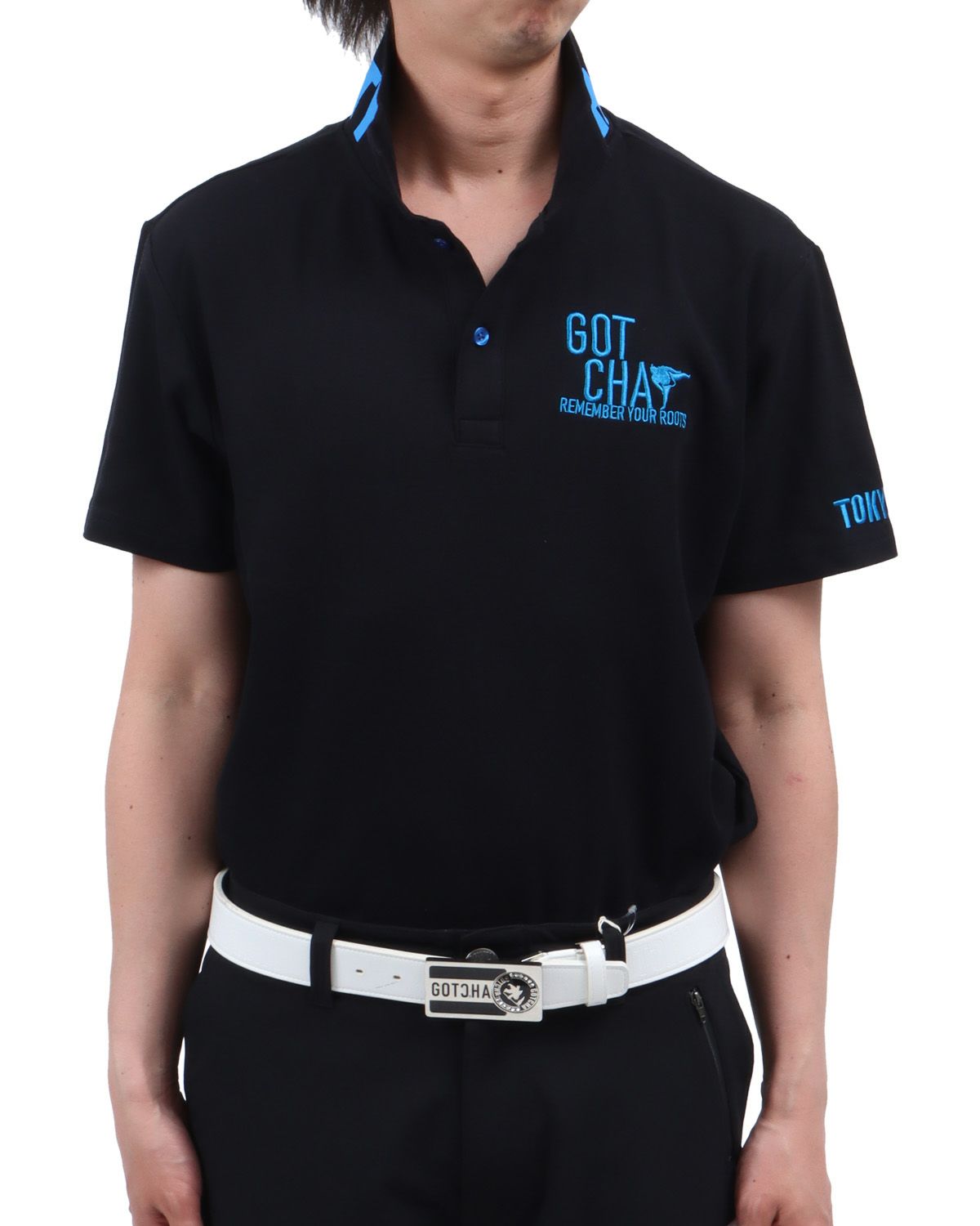 ブルー：174cm62kg(Lサイズ着用)