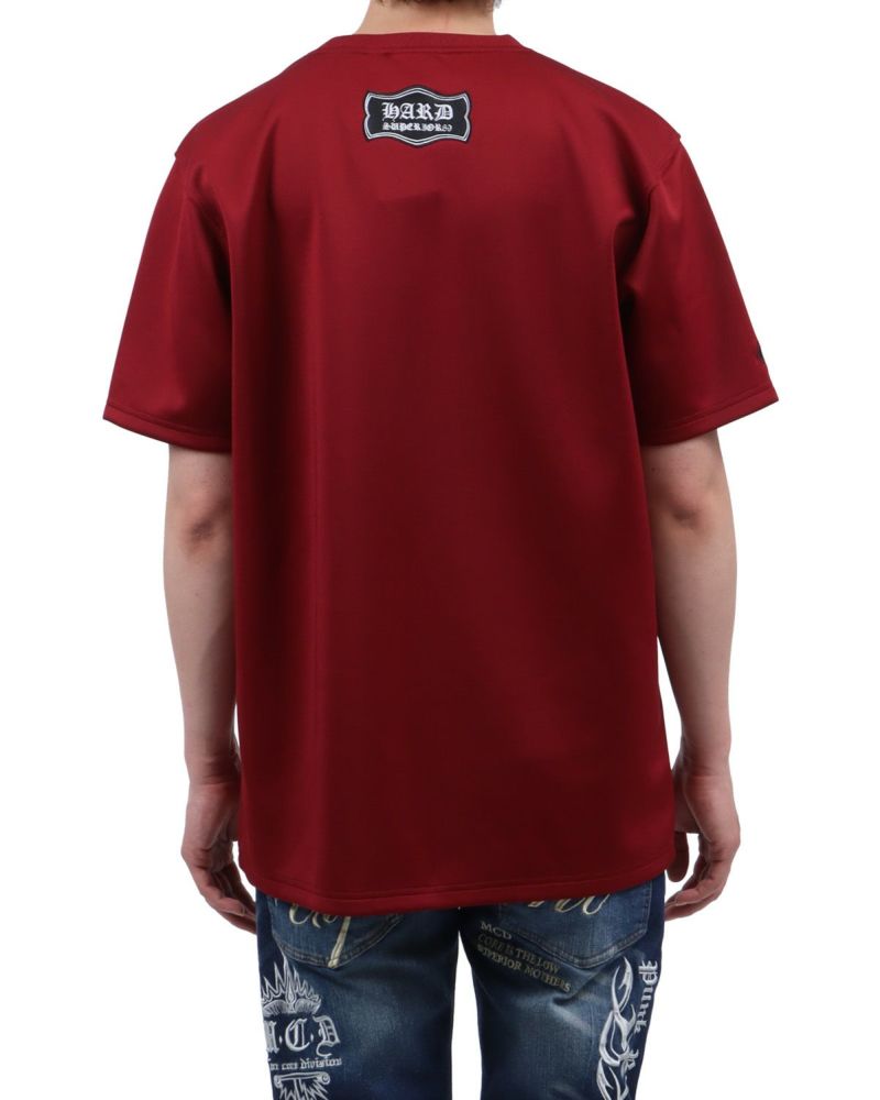 ダークレッド：174cm62kg(Lサイズ着用)