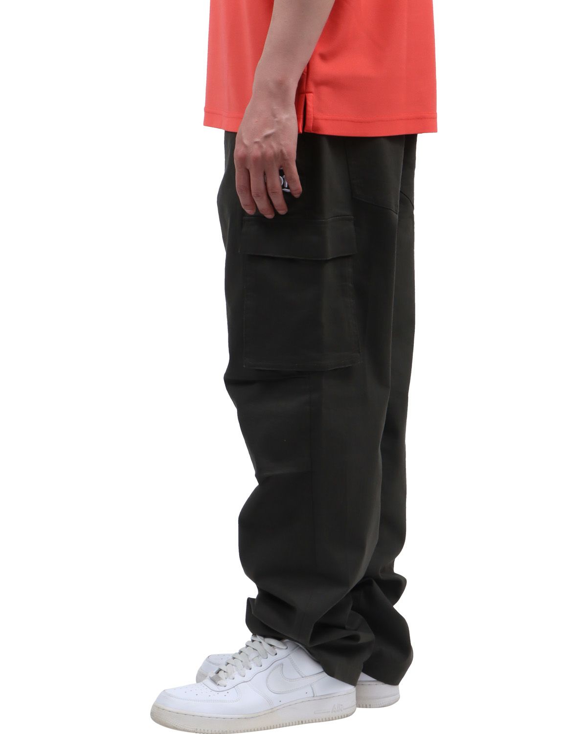 カーキ：174cm62kg(Mサイズ着用)