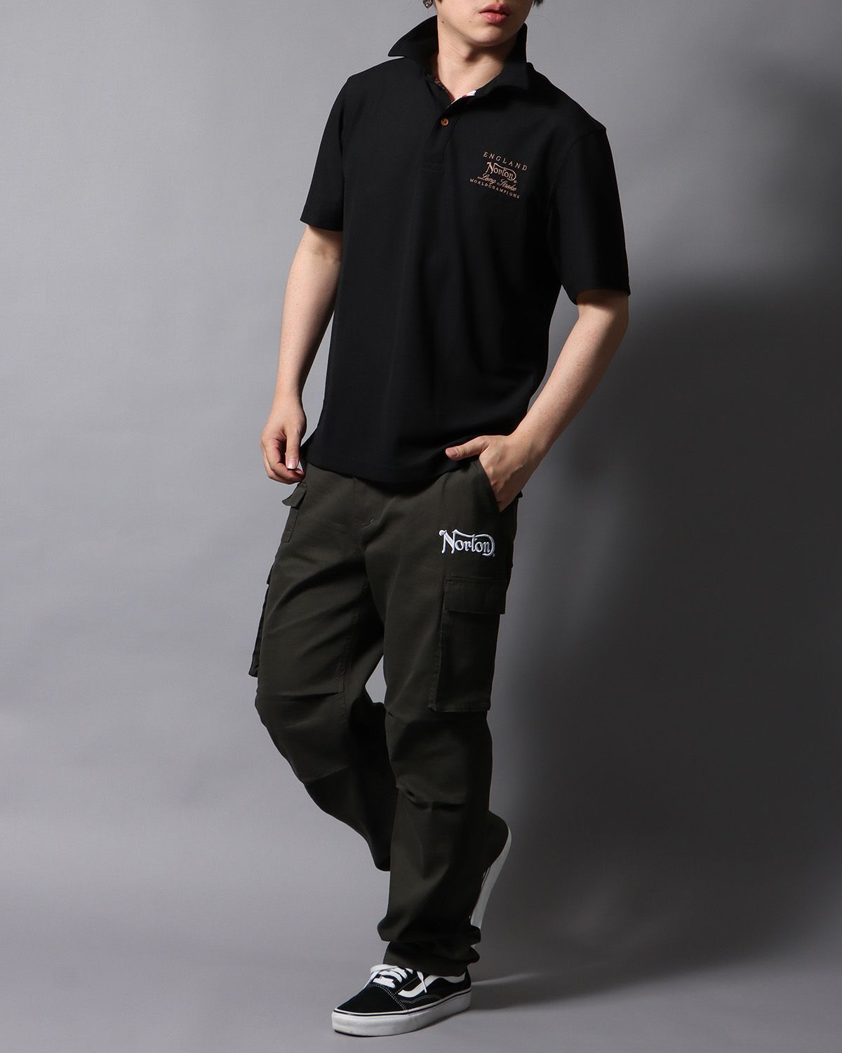 ブラック：178cm/75kg(Lサイズ着用)