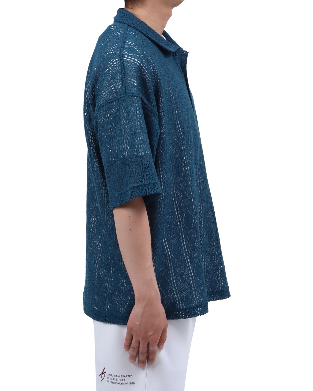 ブルー：174cm62kg(Lサイズ着用)