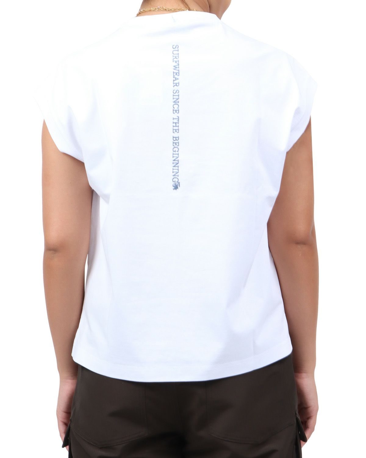 ホワイト：167cm(Lサイズ着用)