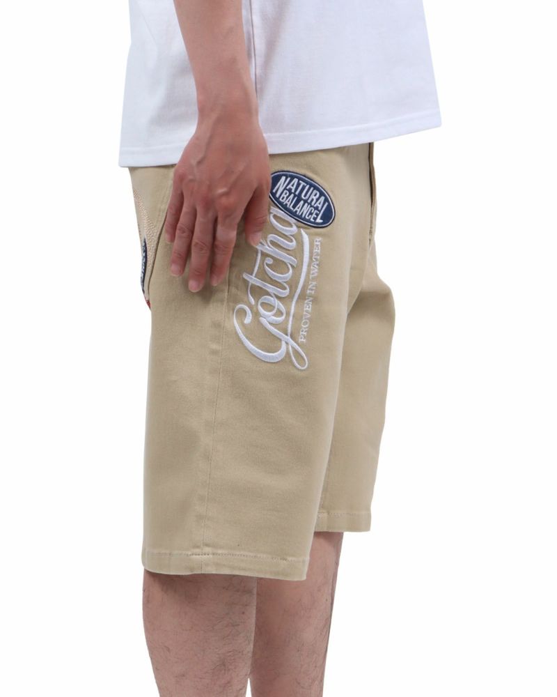 ベージュ：174cm62kg(Lサイズ着用)