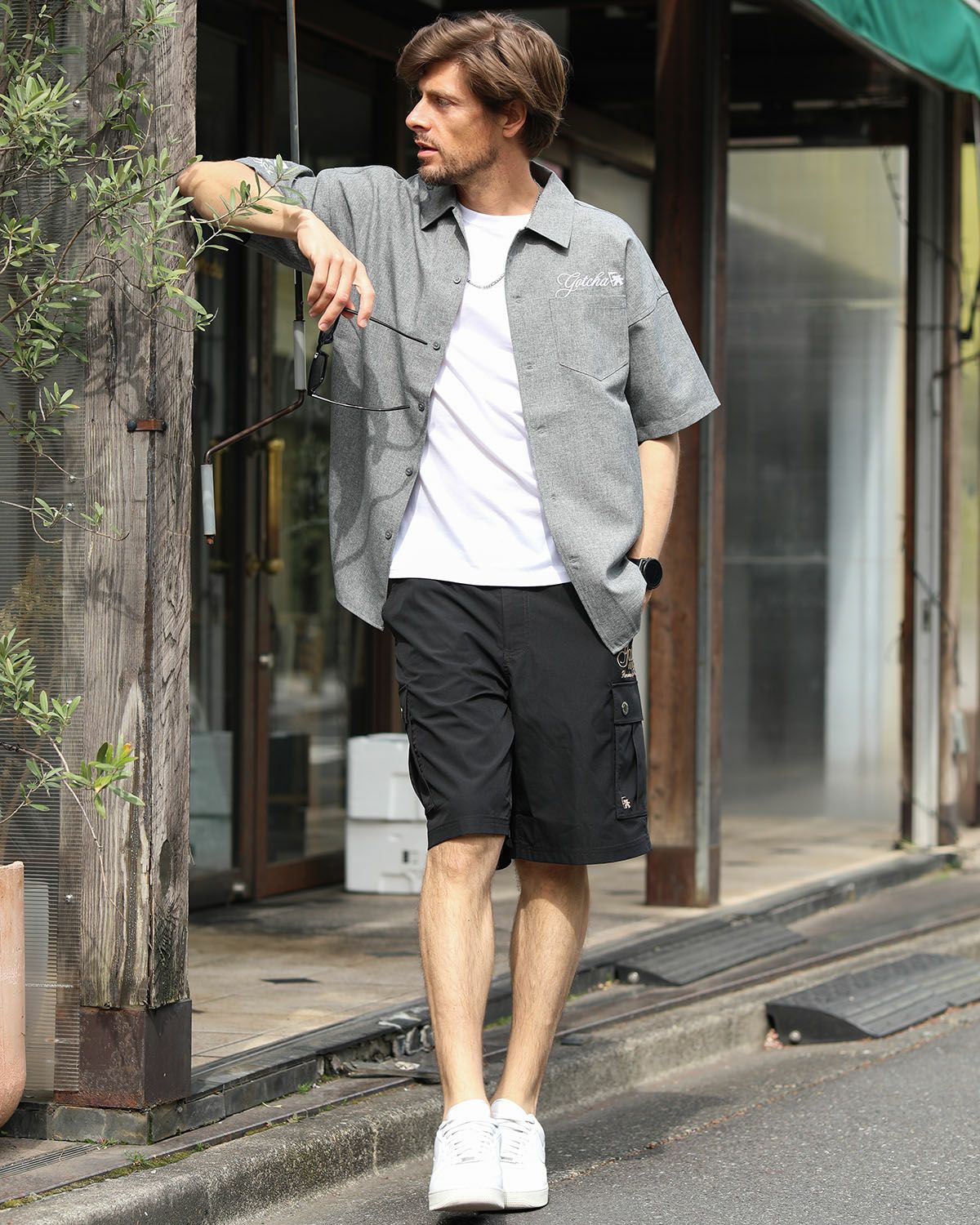 ブラック：183cm70kg(Lサイズ着用)