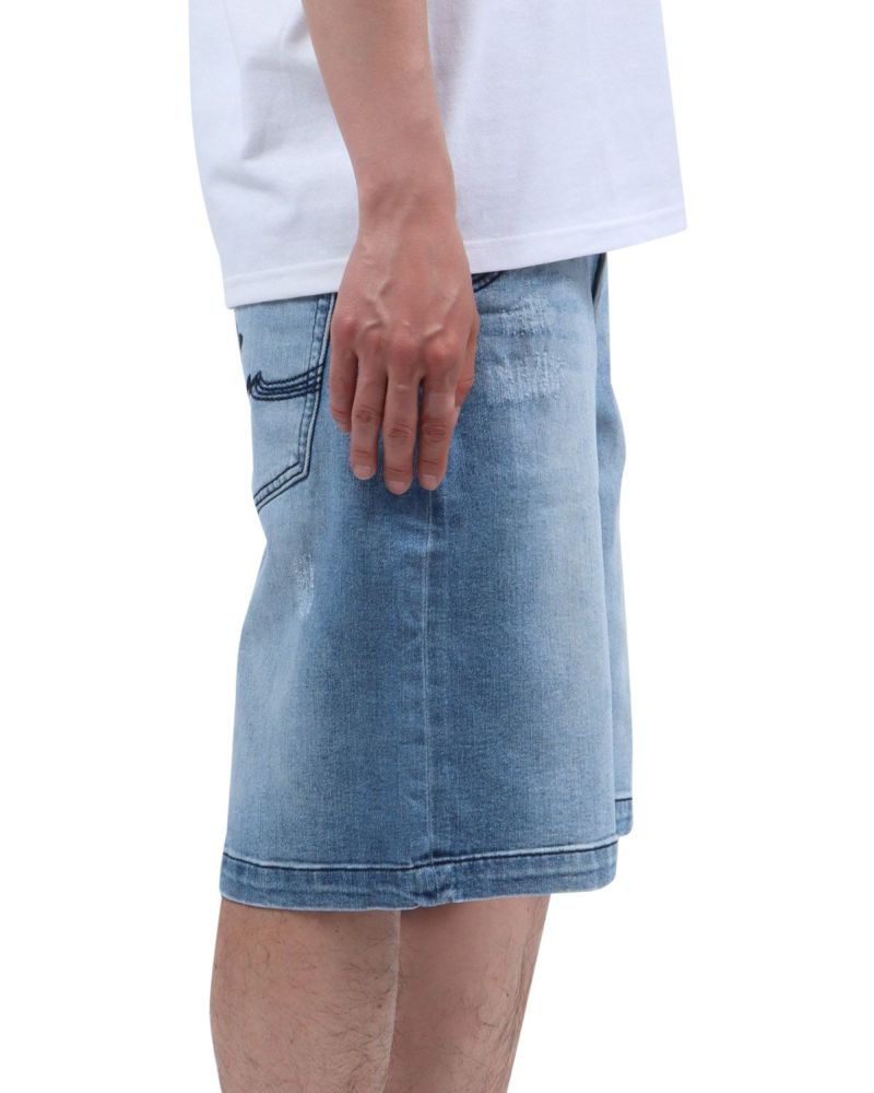 GOTCHA] ライトオンス ワイド デニム ショーツ | PEET ONLINE STORE