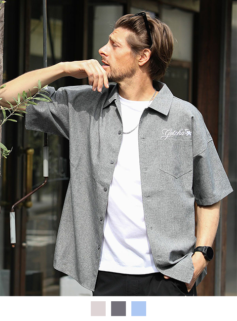 チャコール：183cm70kg(Lサイズ着用)