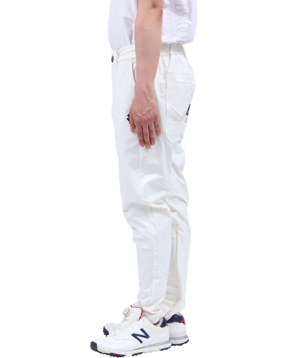 ホワイト：174cm62kg34inc(着用)