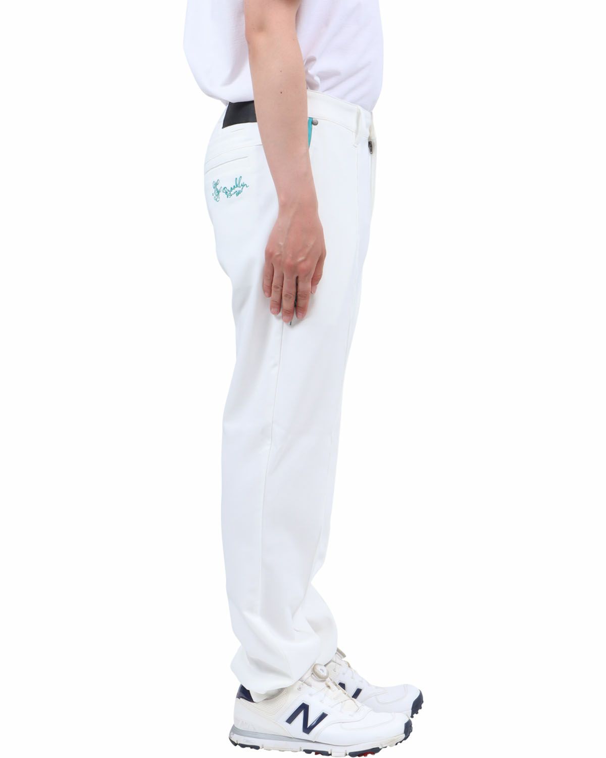 ホワイト：174cm62kg(Lサイズ着用)