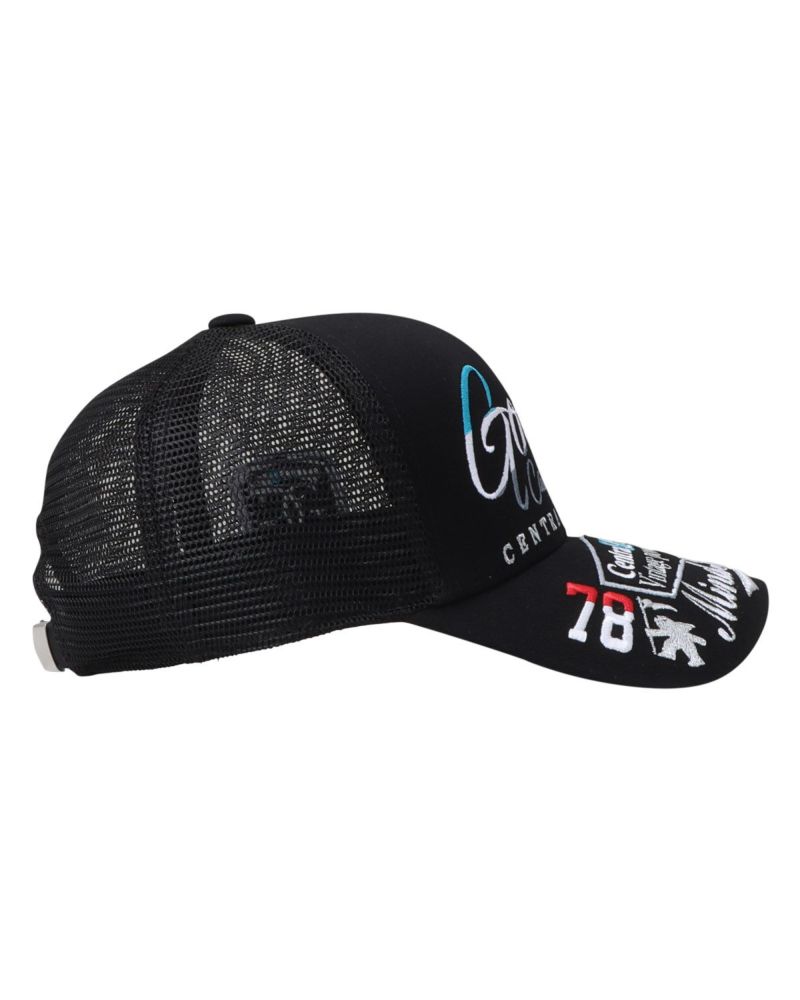 値下げ♪【新品未使用】LPFG メッシュキャップ ブラック GOTCHA GOLF] 抗菌防臭 レイヤー ワッペン メッシュ キャップ