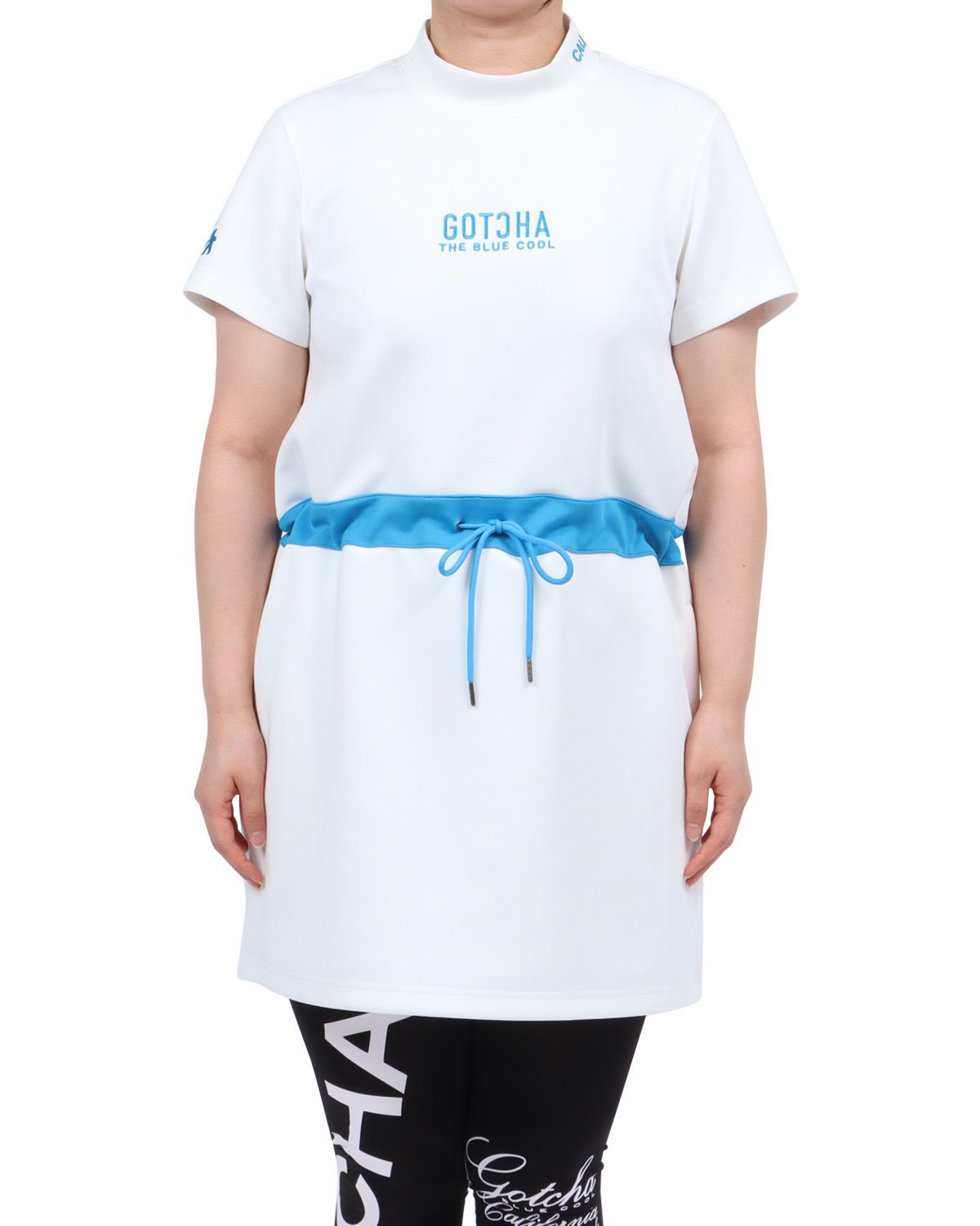 ホワイト：168cm(Lサイズ着用)