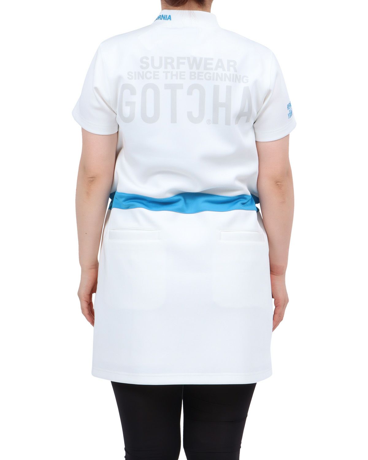 ホワイト：168cm(Lサイズ着用)