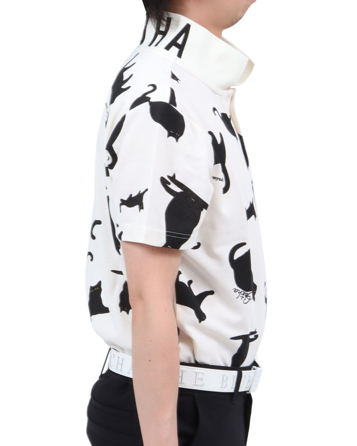 オフホワイト：174cm62kg(Lサイズ着用)