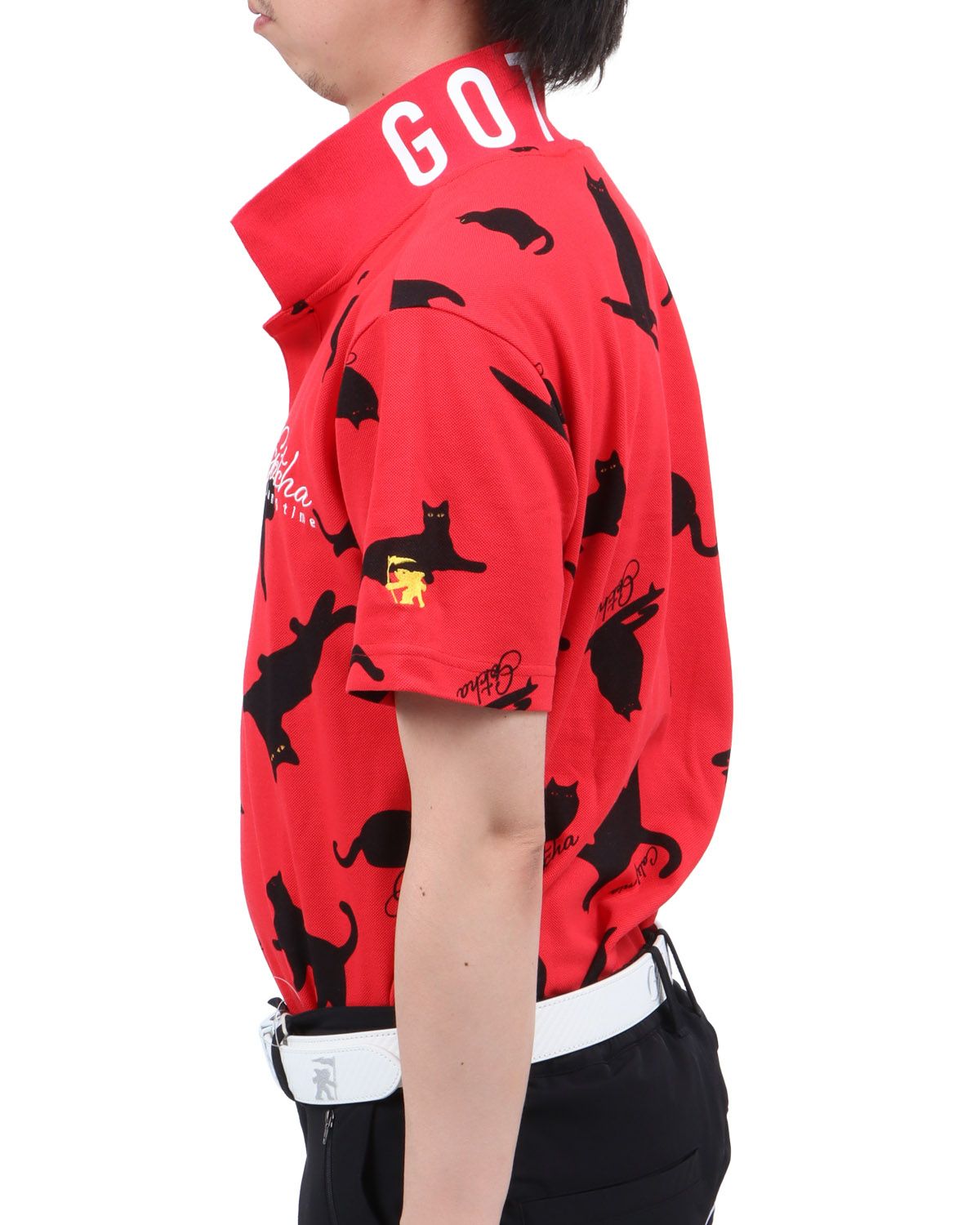 サーモンピンク：174cm62kg(Lサイズ着用)