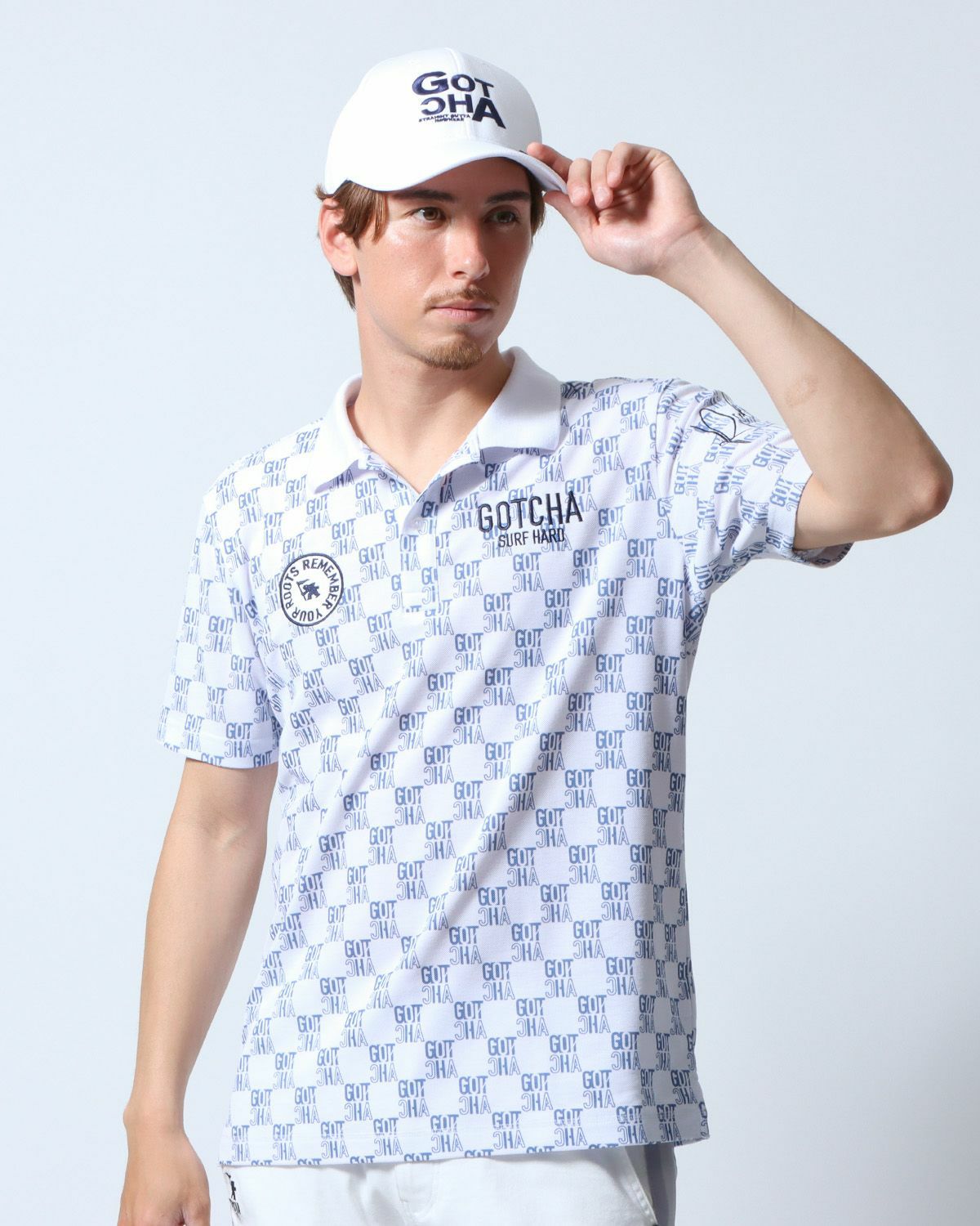 ホワイト：180cm70kg(Lサイズ着用)