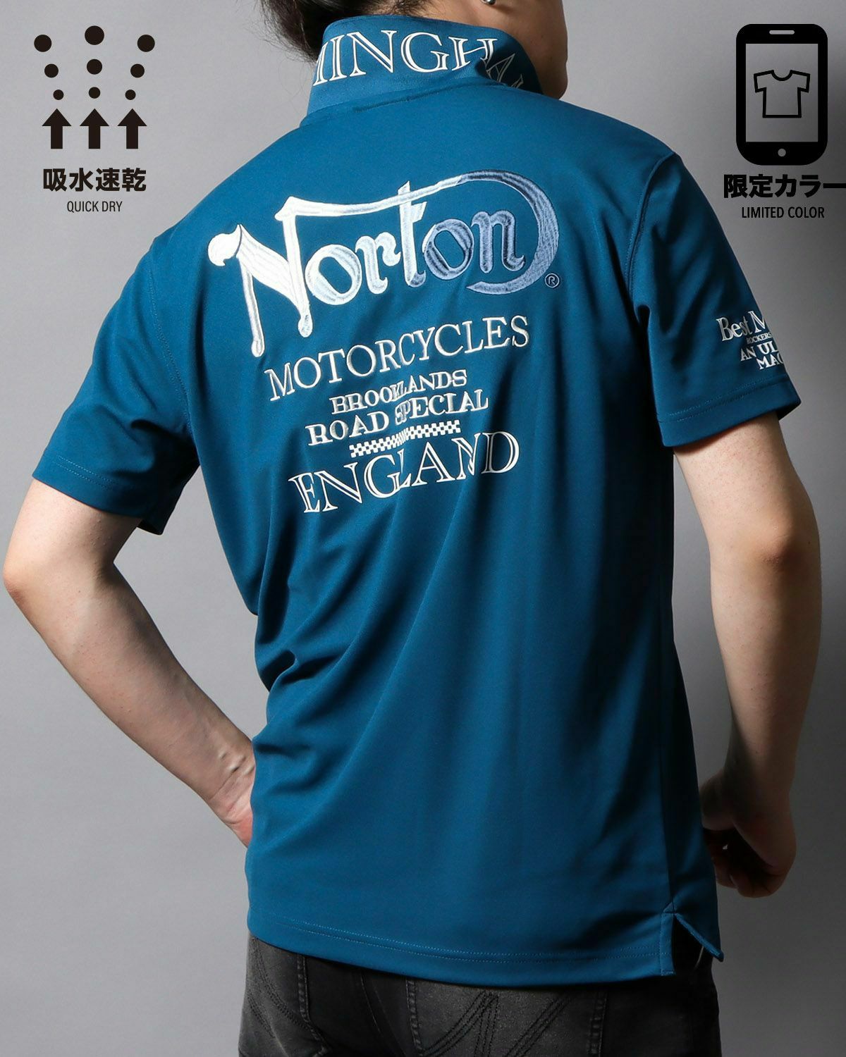 ブルー：178cm/75kg(Lサイズ着用)