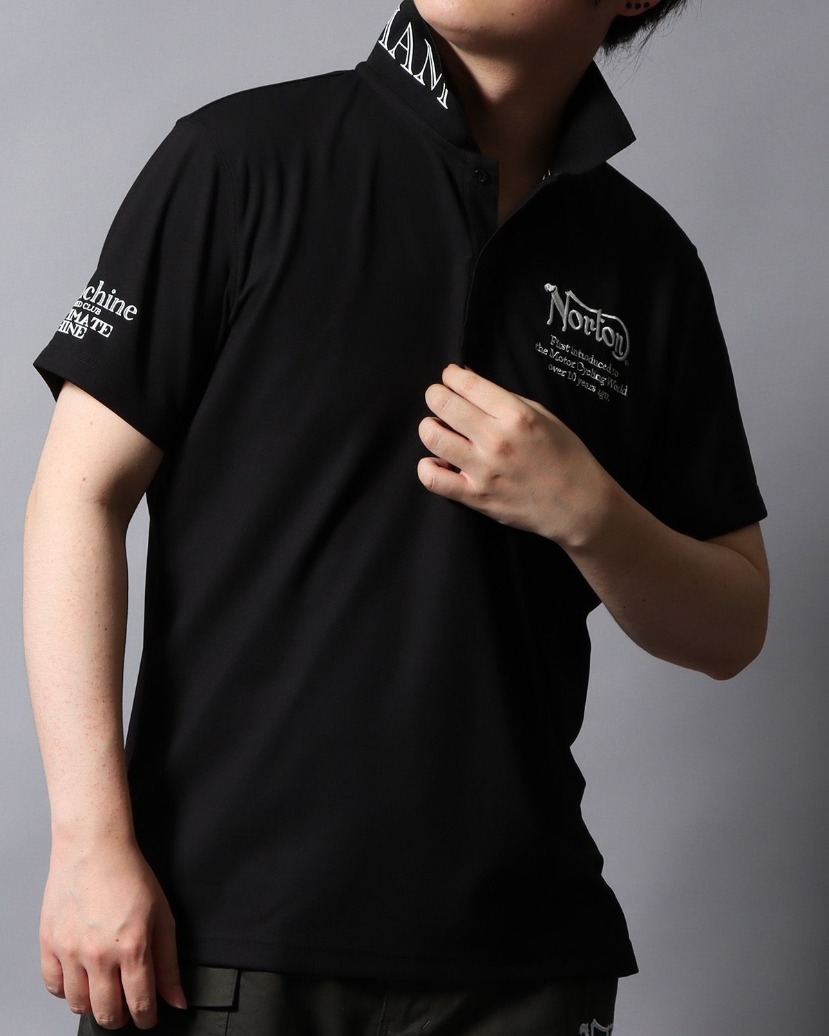 ブラック：178cm/75kg(Lサイズ着用)