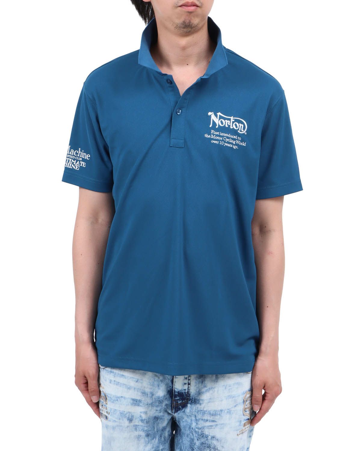 ブルー：174cm62kg(Lサイズ着用)