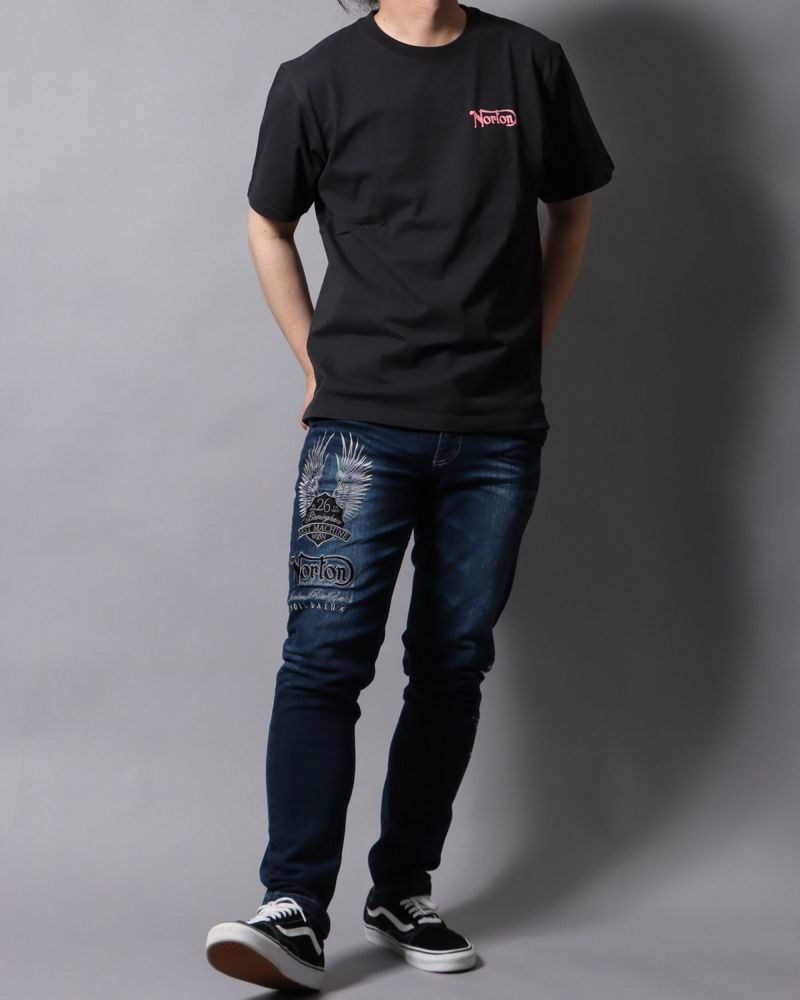 チャコール：178cm/75kg(Lサイズ着用)