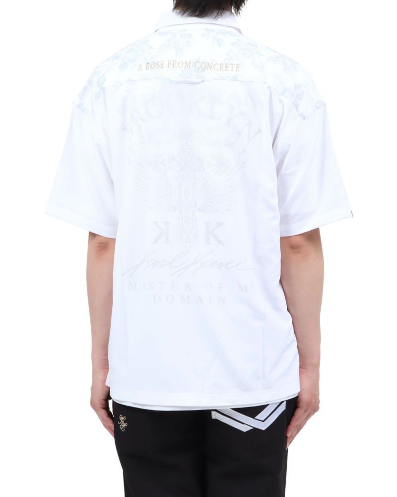 ホワイト：174cm62kg(Lサイズ着用)