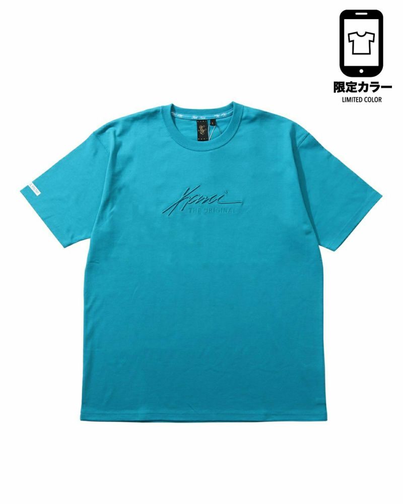 Karl Kani] ドライ UVカット リミテッド 同色 刺繍 Tシャツ