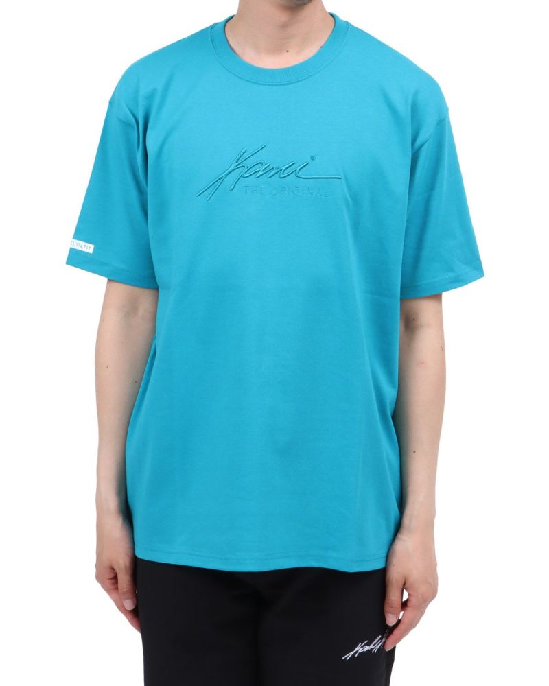 Karl Kani] ドライ UVカット リミテッド 同色 刺繍 Tシャツ | PEET