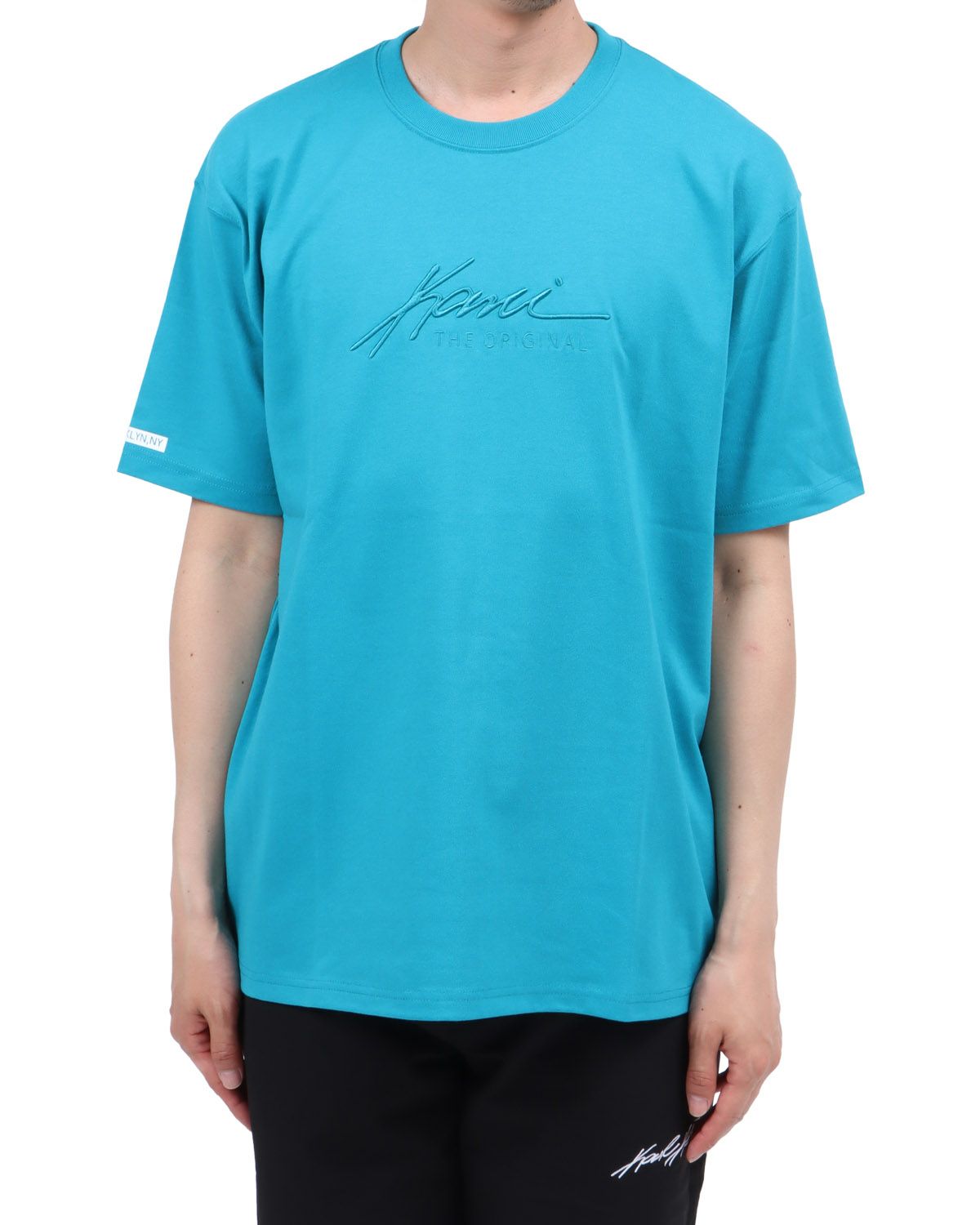 ターコイズ：174cm62kg(Lサイズ着用)