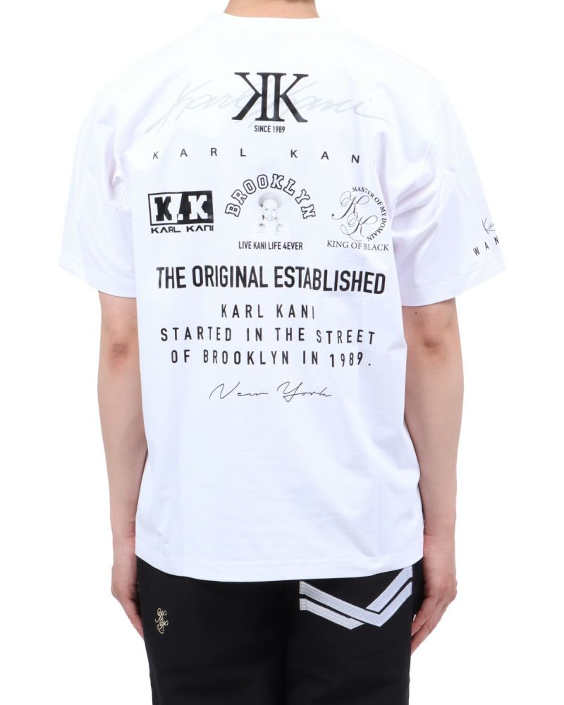 ホワイト：174cm62kg(Lサイズ着用)