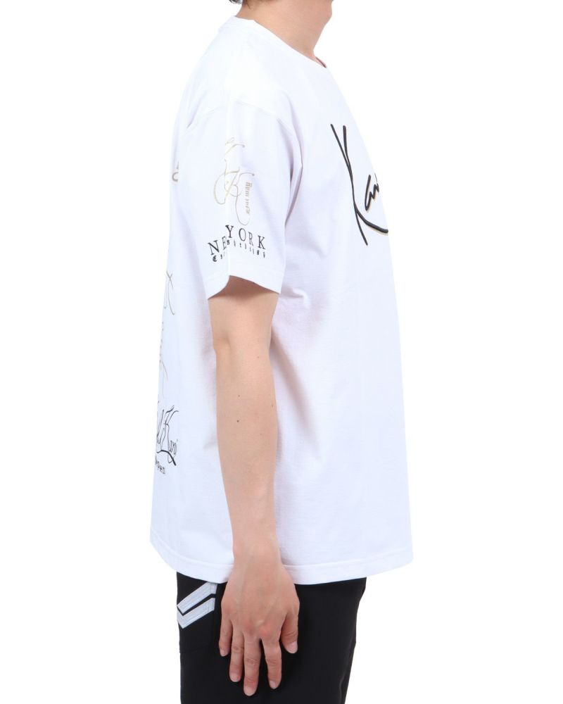 ホワイト：174cm62kg(Lサイズ着用)