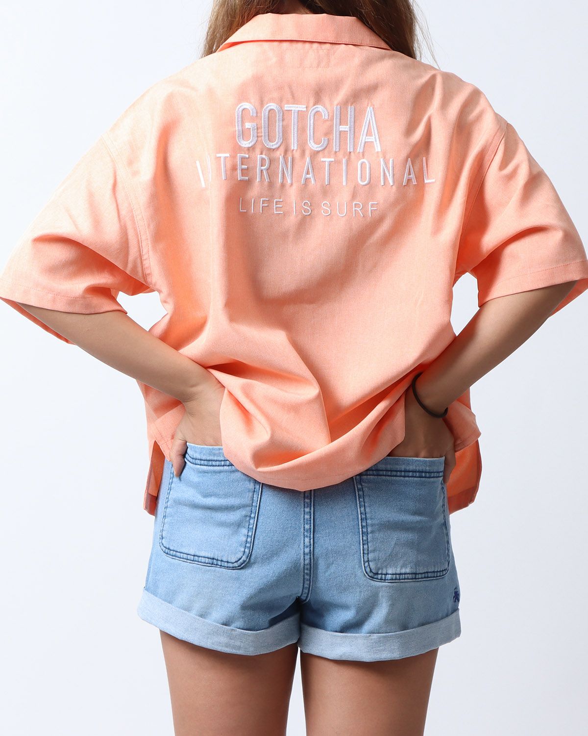 オレンジ：167cm(Lサイズ着用)