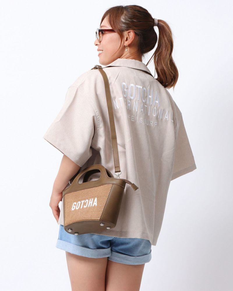 ベージュ：154cm(Mサイズ着用)