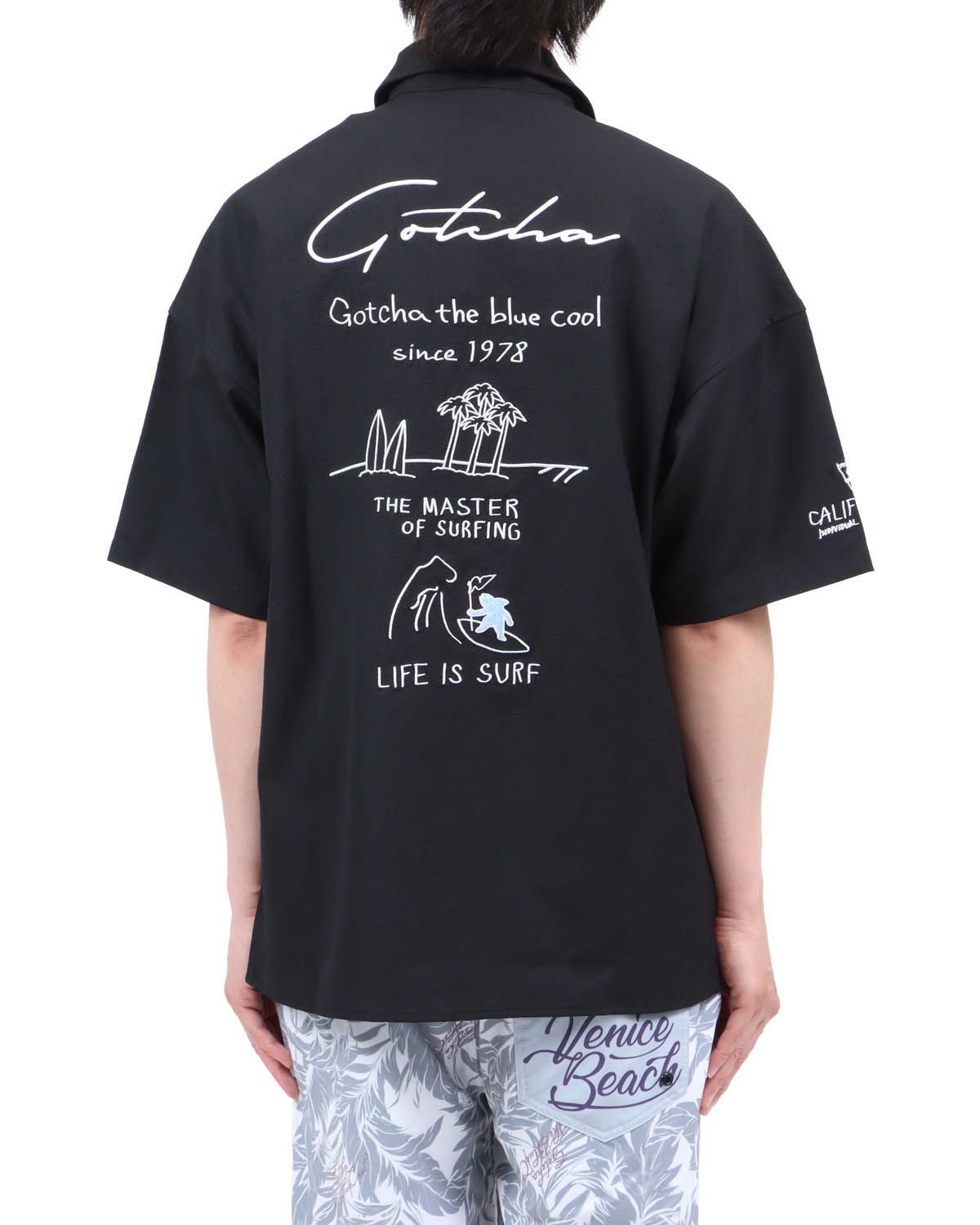 ブラック：174cm62kg(Lサイズ着用)