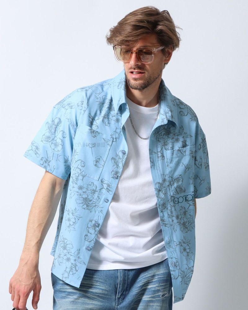 ブルーグレー：183cm70kg(Lサイズ着用)