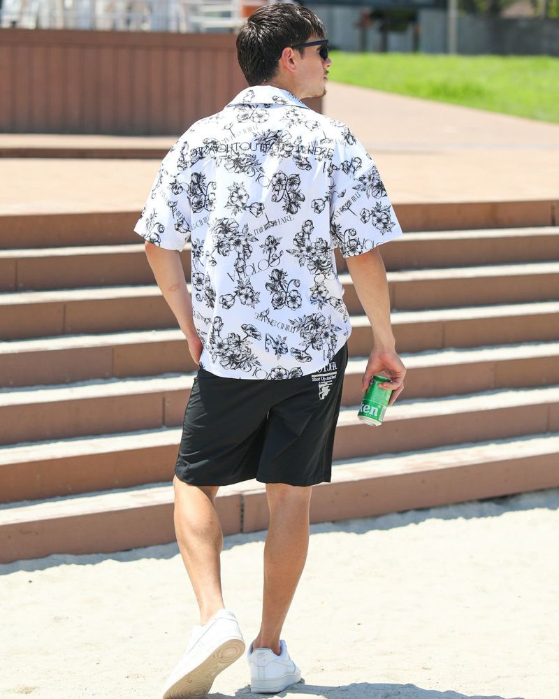 ホワイト：180cm70kg(Lサイズ着用)