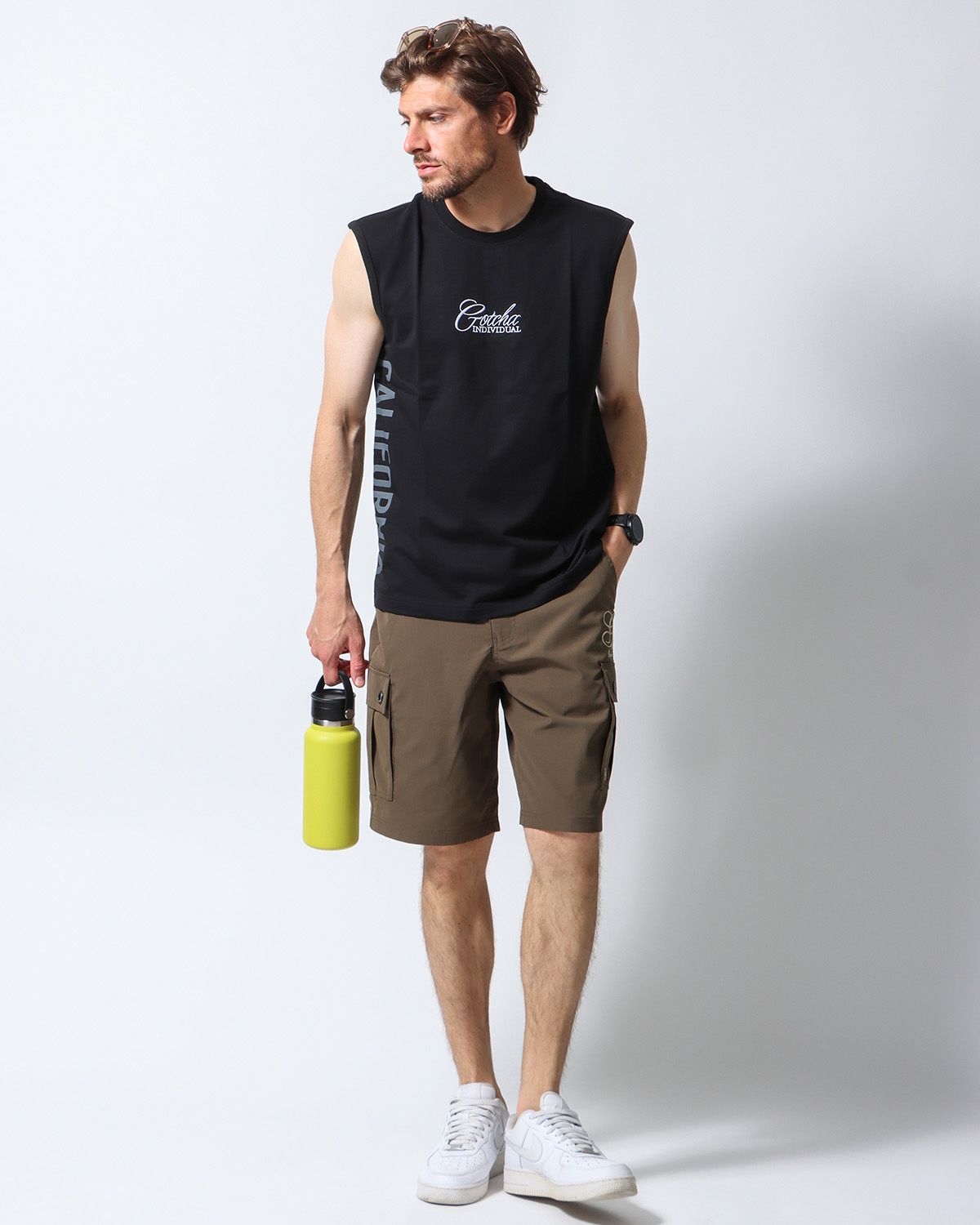 ブラック：183cm70kg(Lサイズ着用)