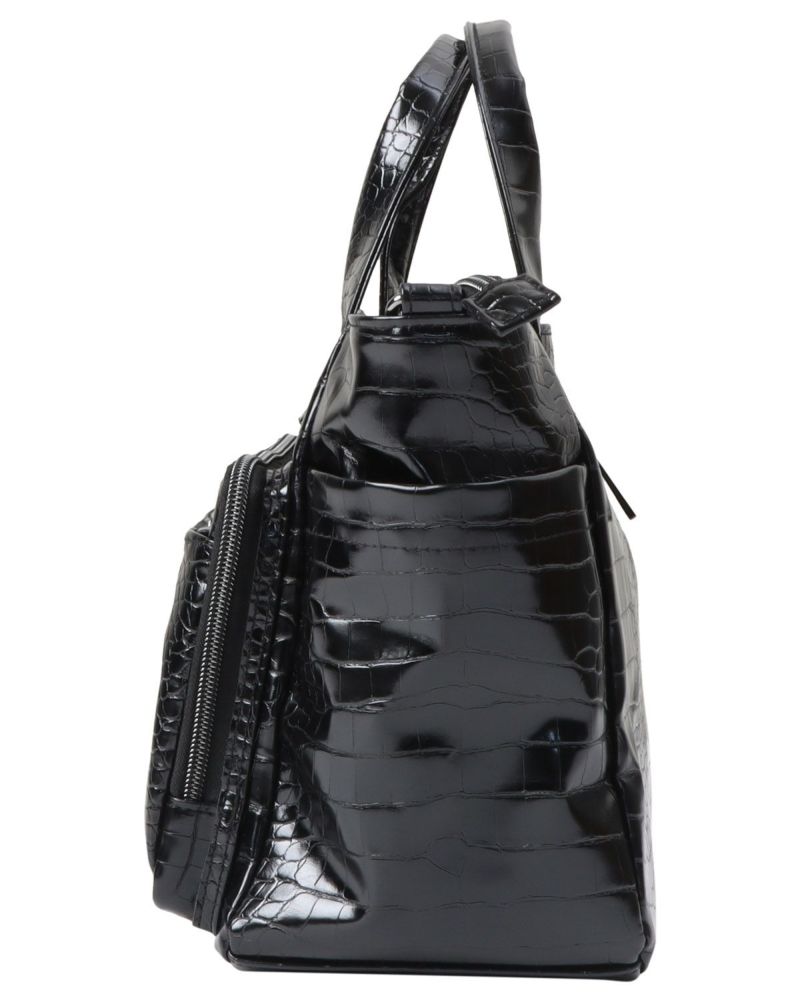 Karl Kani GOLF] 12ポケット クロコダイル タッチ ラウンドポーチ