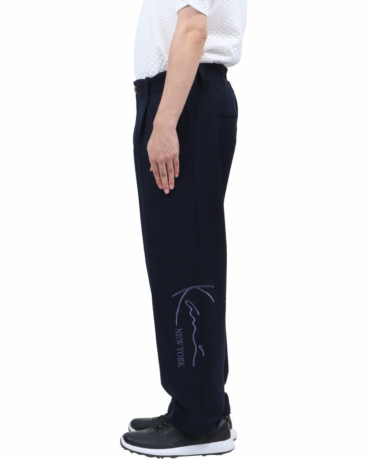 ネイビー：173cm60kg(32inc着用)