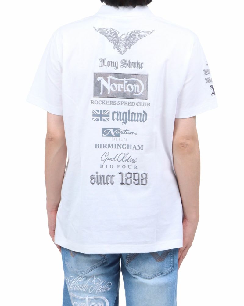 ホワイト：173cm60kg(Lサイズ着用)