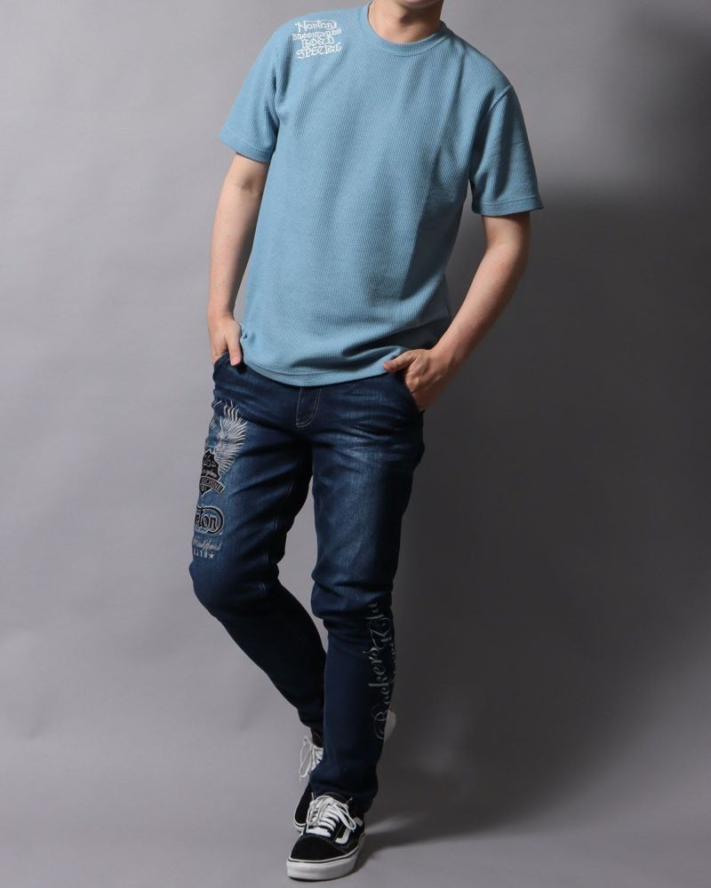 ブルー：178cm/75kg(Lサイズ着用)