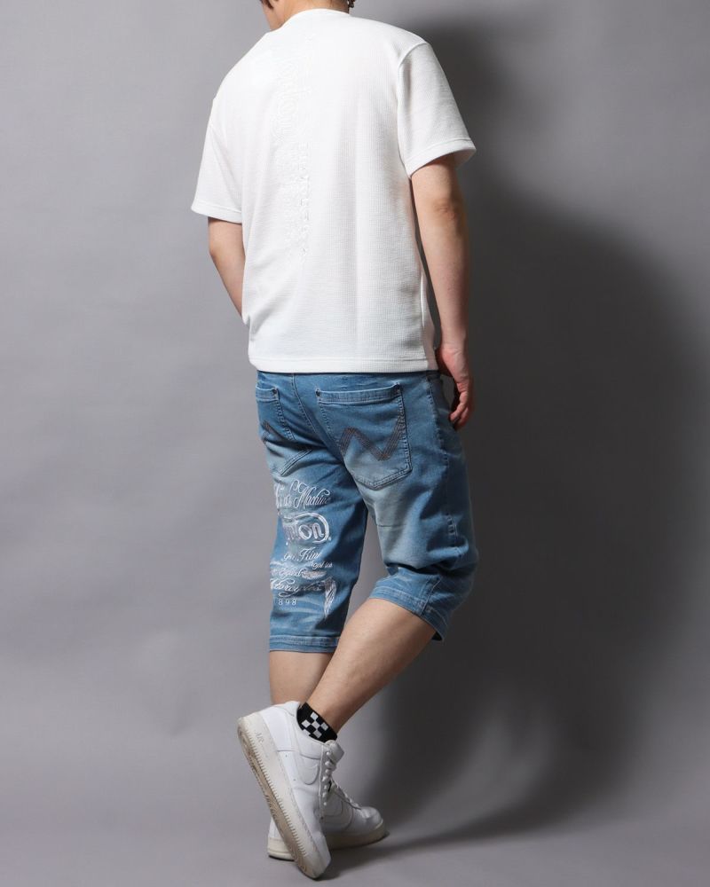 オフホワイト：178cm/75kg(Lサイズ着用)