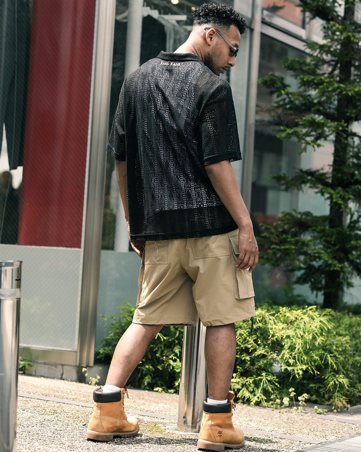 ベージュ：180cm(34inc着用)