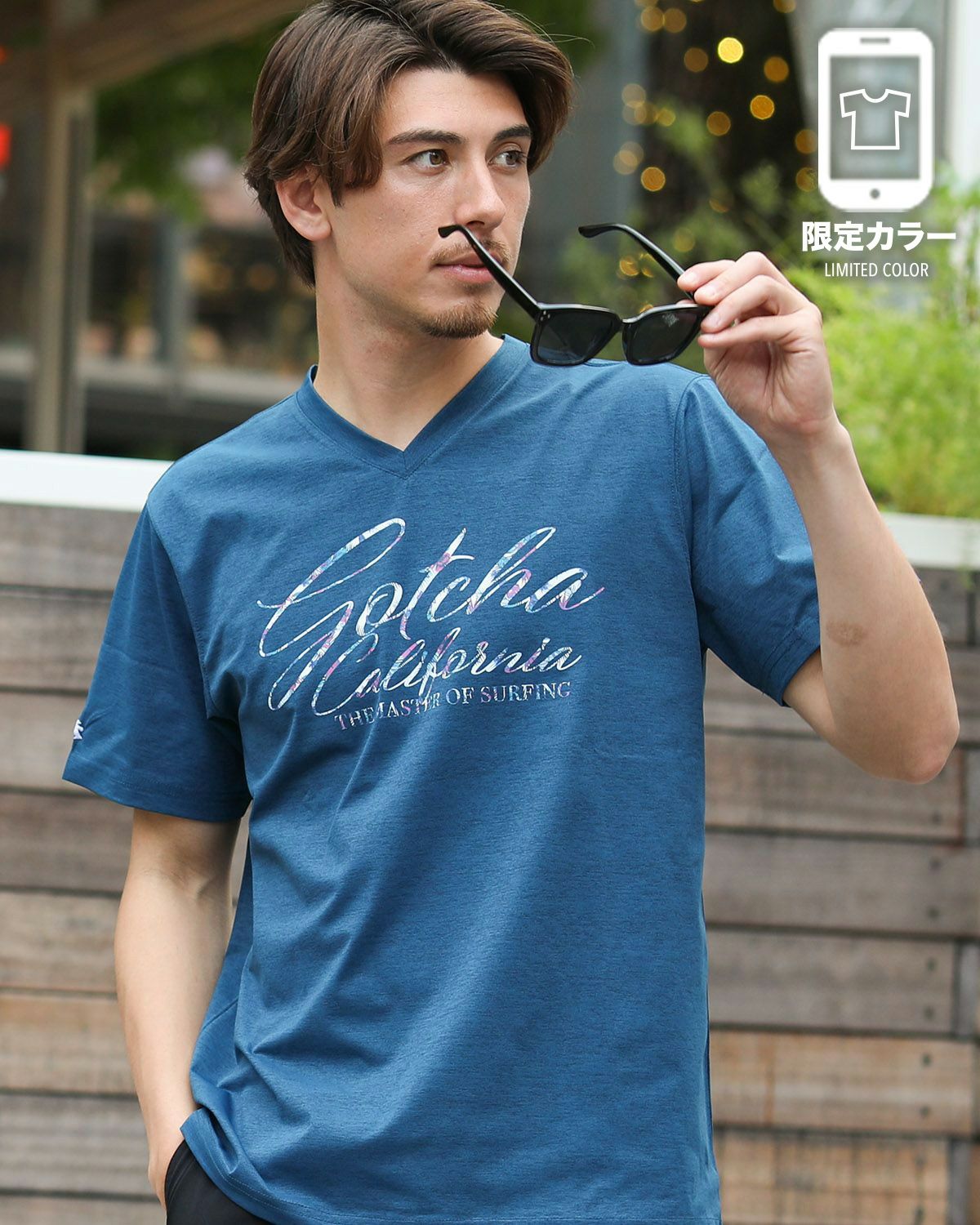 ブルー：180cm70kg(Lサイズ着用)