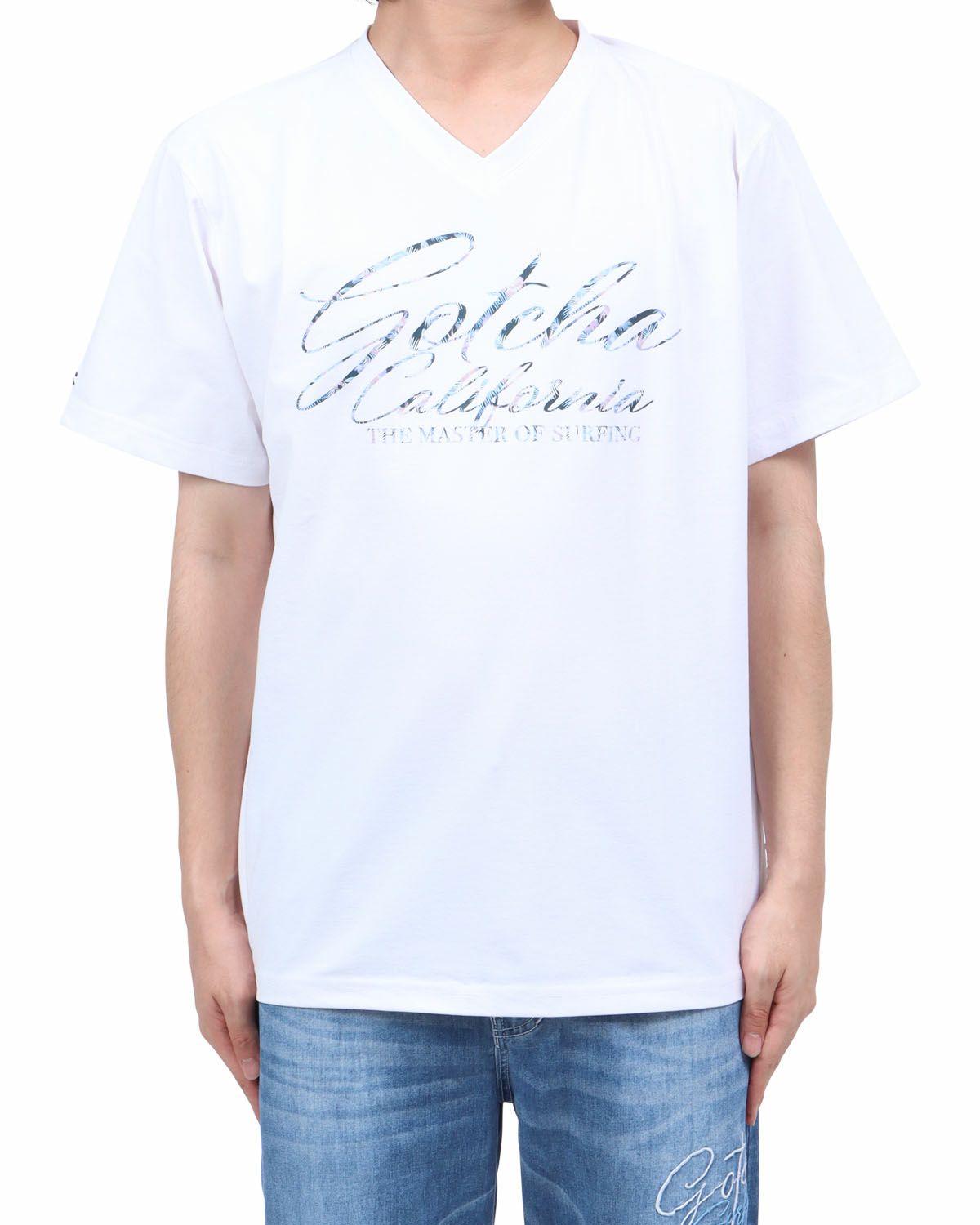 ホワイト：173cm60kg(Lサイズ着用)