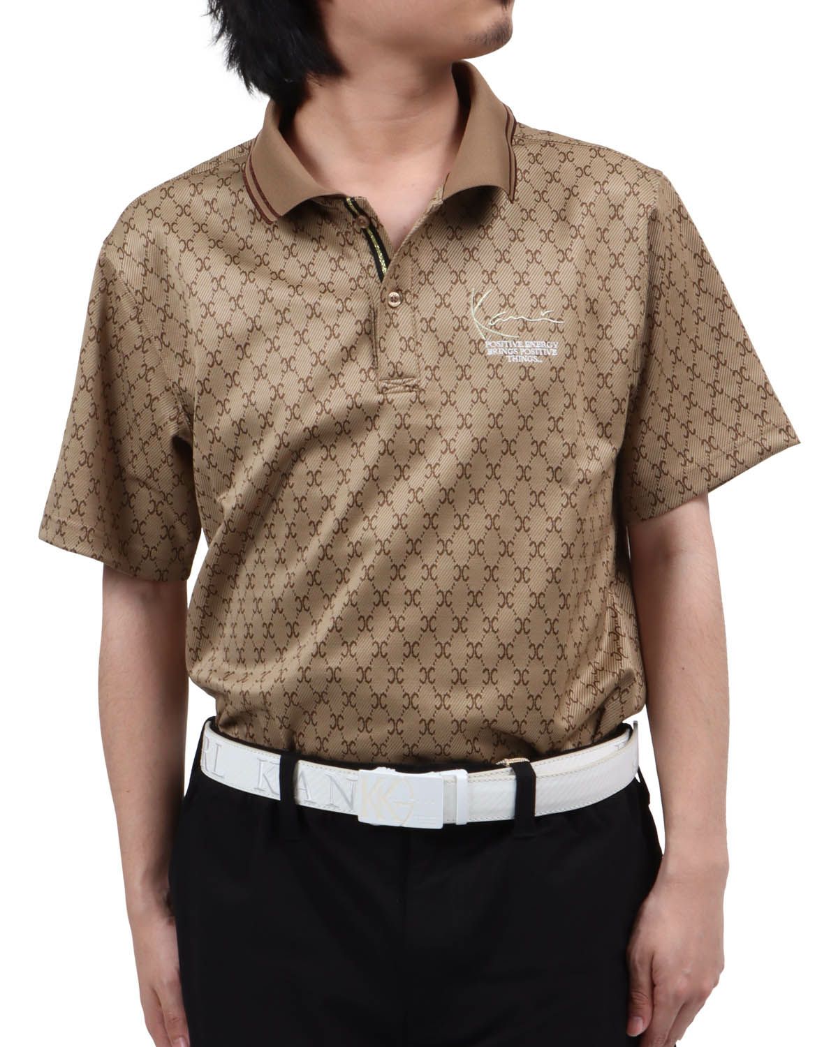 ベージュ：173cm60kg(Lサイズ着用)