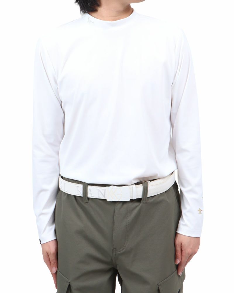 ホワイト：173cm60kg(Lサイズ着用