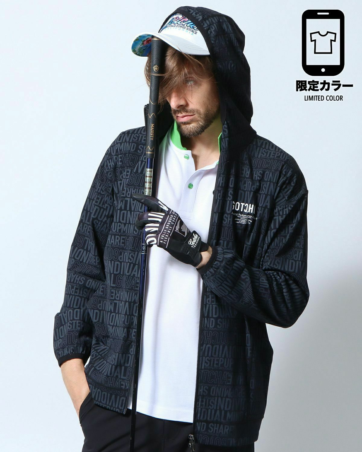 ブラック：183cm/70kg(Lサイズ着用)