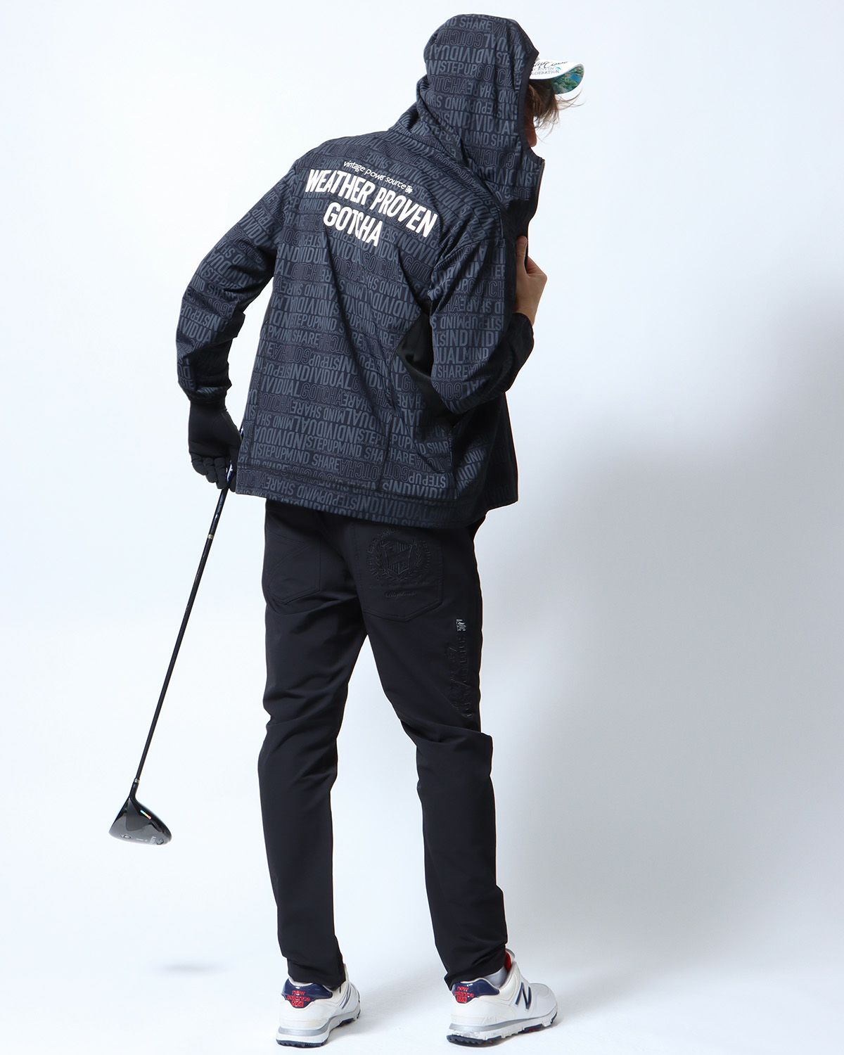 ブラック：183cm/70kg(Lサイズ着用)