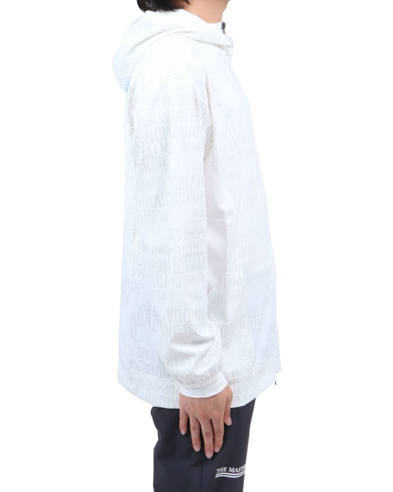 ホワイト：173cm60kg(Lサイズ着用