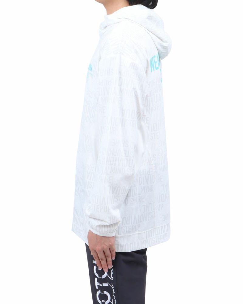 ホワイト：173cm60kg(Lサイズ着用